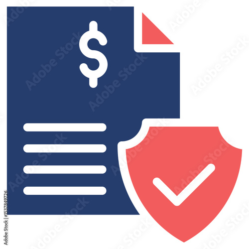 Policy solid color icon