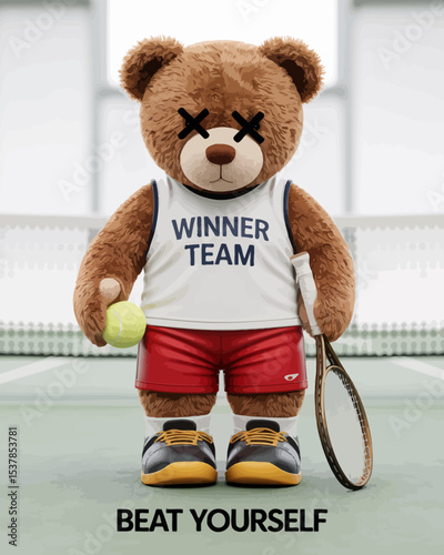 Tennis Bear Champion