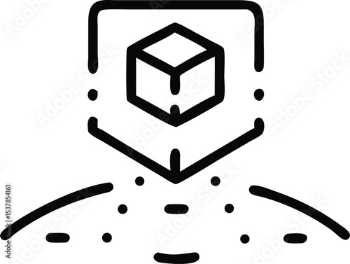 simulation outline icon