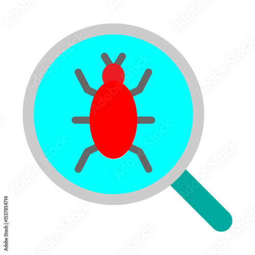 Debug Vector Flat Icon Design