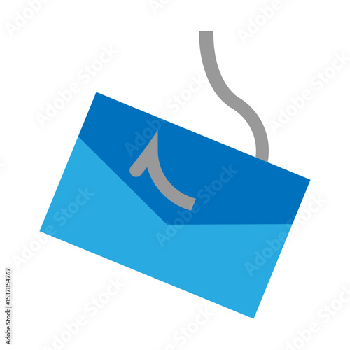 Phishing Vector Flat Icon Design