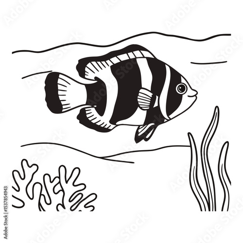Fish icon vector set isolated on white background. food illustration sign collection.