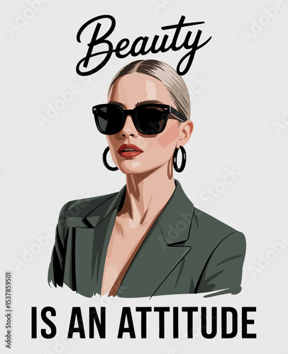 Beauty is an Attitude - Fashion Portrait