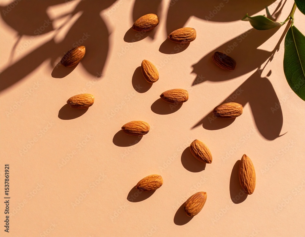Obraz premium Almond Background