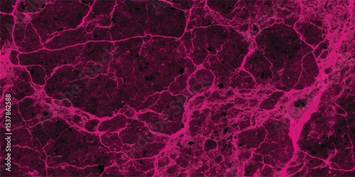 Abstract digital artwork depicting a crushed or veined surface with a bold color palette featuring shades of pink and dark burgundy accents