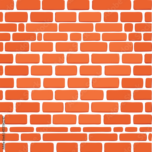 seamless brick wall vector illustration