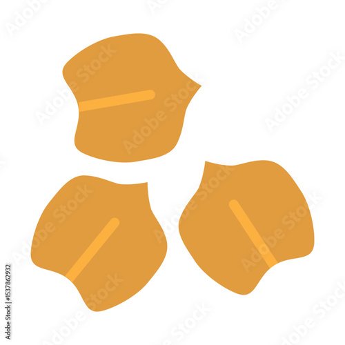 Chickpeas Vector Flat Icon Design