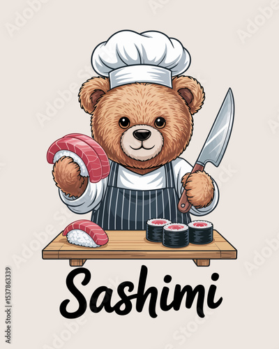 Sashimi Bear Chef