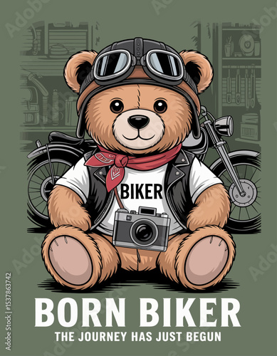 Born Biker Bear