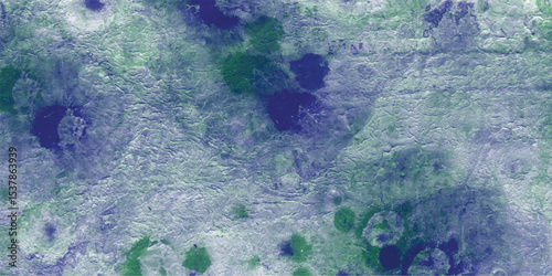 Abstract texture background featuring splashes of deep green and blue hues evoking a sense of organic forms and artistic expression for graphic design
