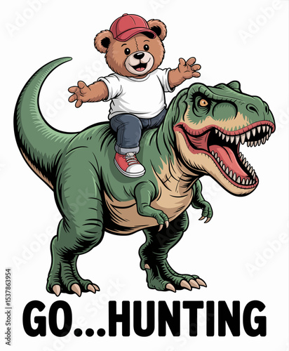 Go Hunting - Dinosaur and Bear Adventure