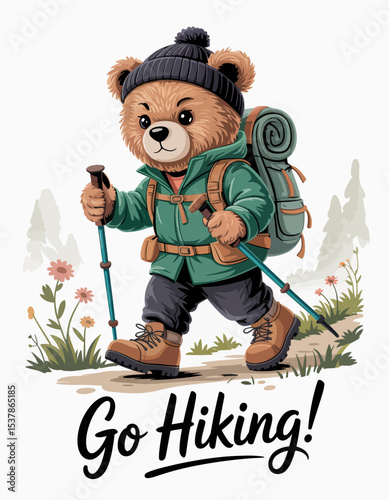 Hiking Bear Adventure