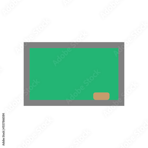 Black Board Vector Flat Icon Design