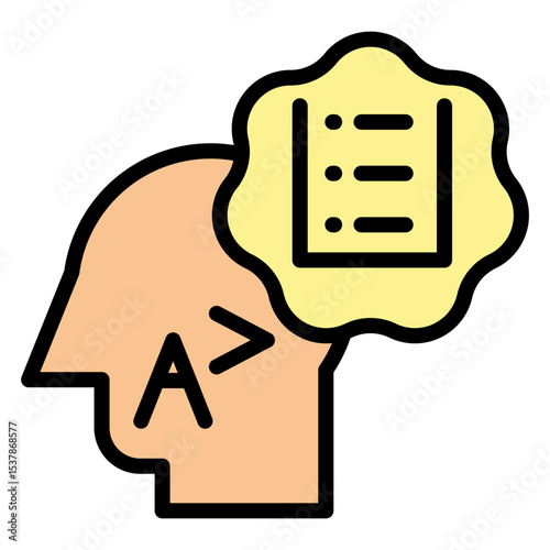 AI/ML Skills Vector Filled Icon Design
