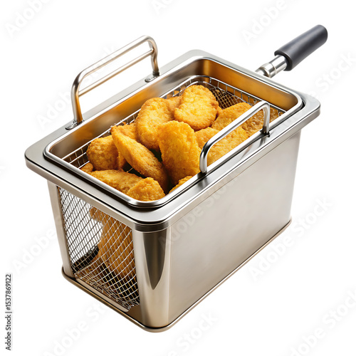 Commercial Deep Fryer with Chicken Nuggets: Restaurant Equipment