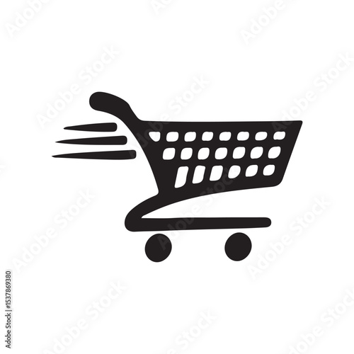 vector shopping cart icon photo