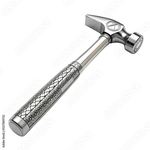 Ball Pein Hammer: A Detailed Close-Up View of a Precision Crafted Tool