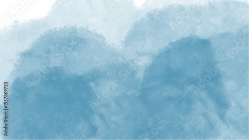 Blue watercolor background with copyspace for your design. vector.