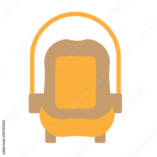 Booster Seat Vector Flat Icon Design