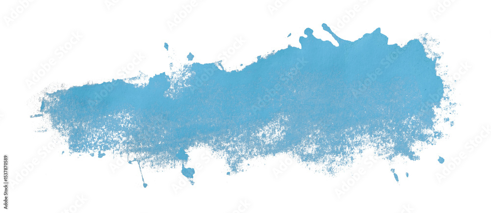 Obraz premium Light blue watercolor background. Artistic hand paint. Isolated on transparent background.