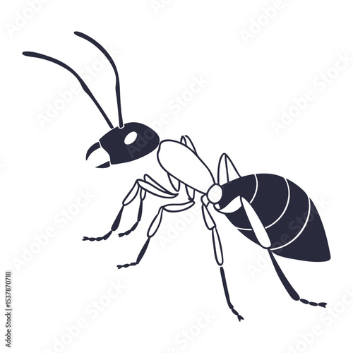 ant cartoon coloring page