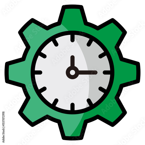 Time Management  Icon Element For Design