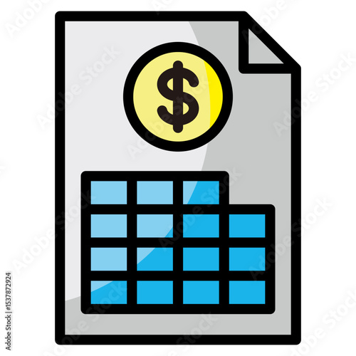 Invoice  Icon Element For Design
