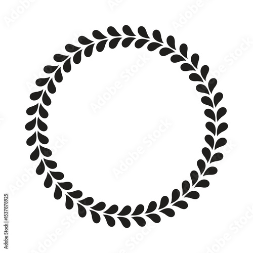 Stylish round frames with examples of the names or white space of your store . Vector frameworks . EPS 10 .