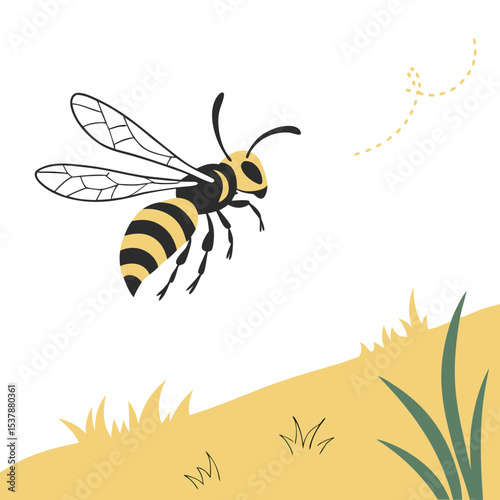 bee and honey