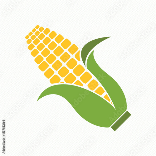 vector illustration of a green leaf