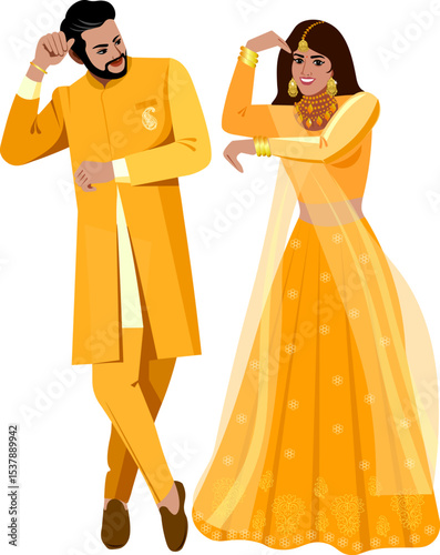 dance indian couple wedding new