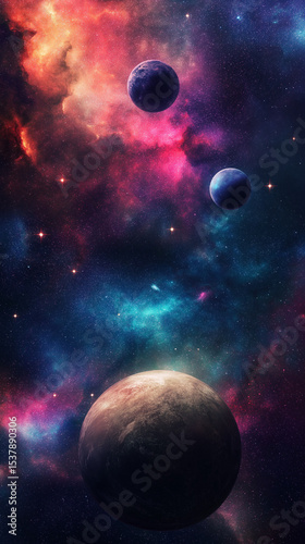 Space scene A background 2025