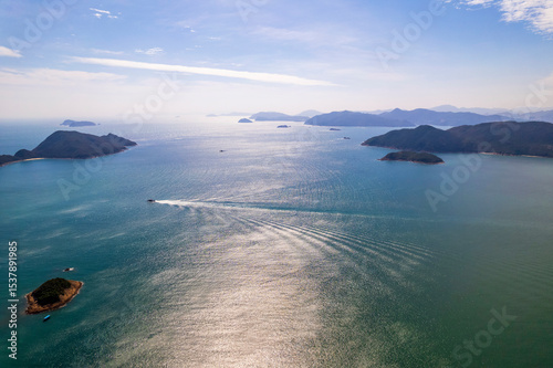 Aerial View of Sai Kung Skyline, Hong Kong