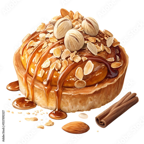 Delicious Almond Caramel Tart: A Sweet Treat for Your Taste Buds
