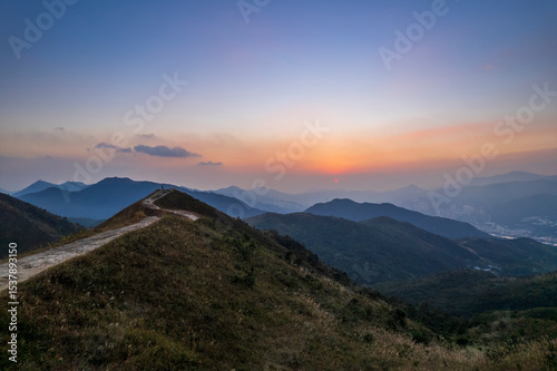 Ma on Shan at Sunset