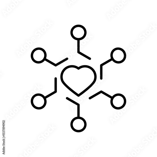 Digital healthcare line icon. Diagnosis, technology, applications, etc. Editable stroke