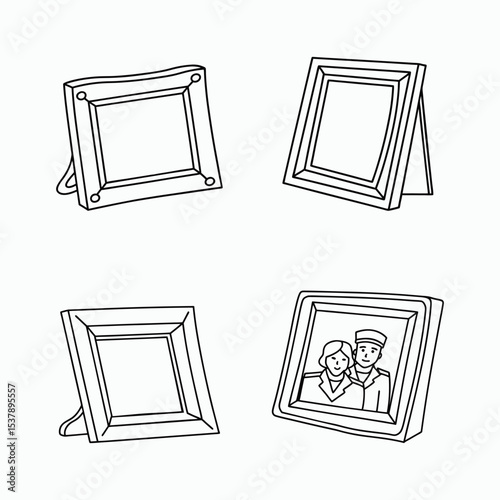 vector illustration of a picture frame