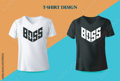 Boss Creative T Shirt Design Vector Illustration