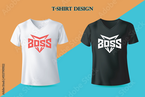 Boss Creative T Shirt Design Vector Illustration