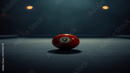 billiard balls on a table