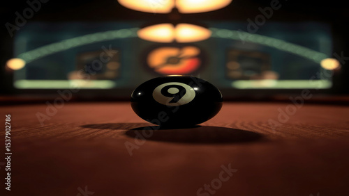 billiard balls on white background