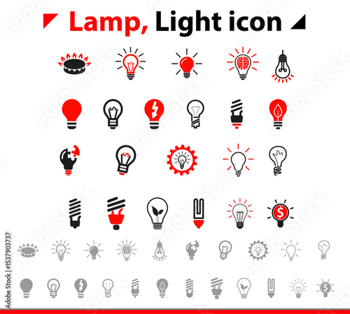 Lamp, Light icon