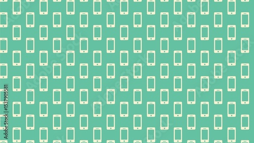 Vector seamless phone pc tablet pattern multicolored 