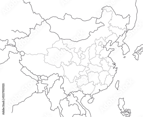 Wallpaper Mural map of asia Torontodigital.ca