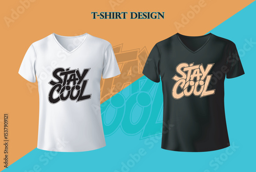 "Stay Cool" T Shirt Design Vector