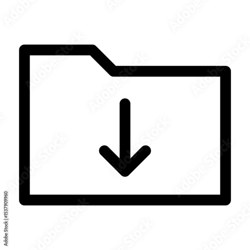 Folder Download Icon