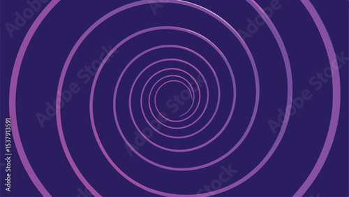 Purple background with a swirling vortex of concentric circles leading to a central point view effect