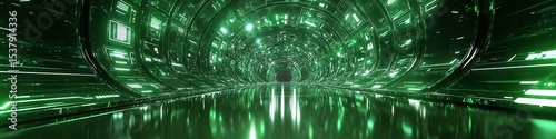 Next-Generation Programming Interfaces in Lush Emerald Green Backdrops