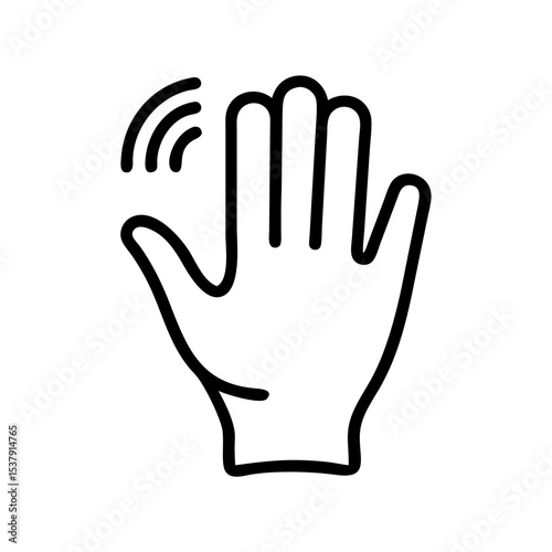 waving hand