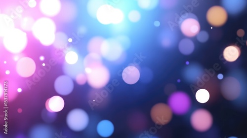 Abstract bokeh background with vibrant colors